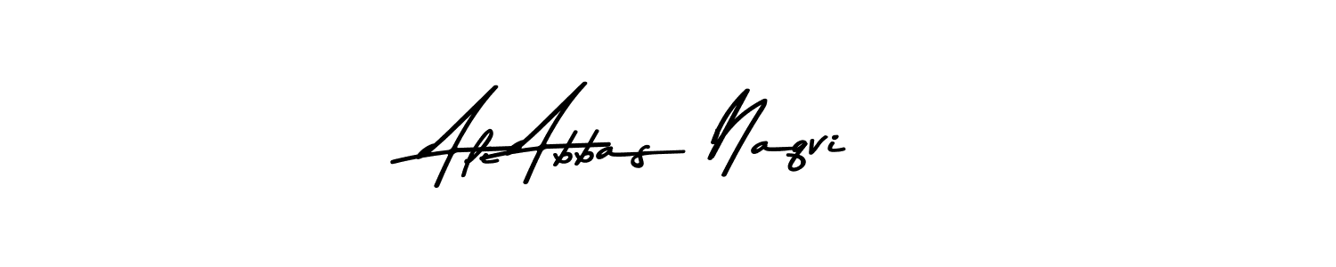 Asem Kandis PERSONAL USE is a professional signature style that is perfect for those who want to add a touch of class to their signature. It is also a great choice for those who want to make their signature more unique. Get Ali Abbas Naqvi name to fancy signature for free. Ali Abbas Naqvi signature style 9 images and pictures png