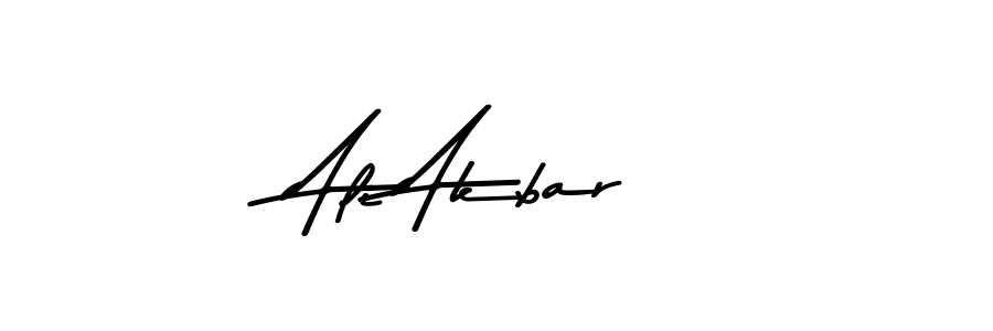 Use a signature maker to create a handwritten signature online. With this signature software, you can design (Asem Kandis PERSONAL USE) your own signature for name Ali Akbar. Ali Akbar signature style 9 images and pictures png