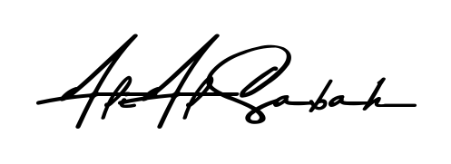 Create an unforgettable impression when signing with Ali Al Sabah name styled in Asem Kandis PERSONAL USE typography. 100% free online generator. Ali Al Sabah signature style 9 images and pictures png