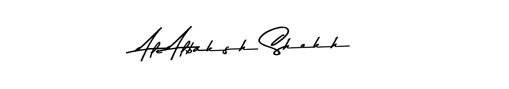 Similarly Asem Kandis PERSONAL USE is the best handwritten signature design. Signature creator online .You can use it as an online autograph creator for name Ali Albaksh Shekh. Ali Albaksh Shekh signature style 9 images and pictures png