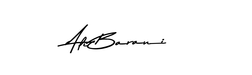 Ali Barani stylish signature style. Best Handwritten Sign (Asem Kandis PERSONAL USE) for my name. Handwritten Signature Collection Ideas for my name Ali Barani. Ali Barani signature style 9 images and pictures png