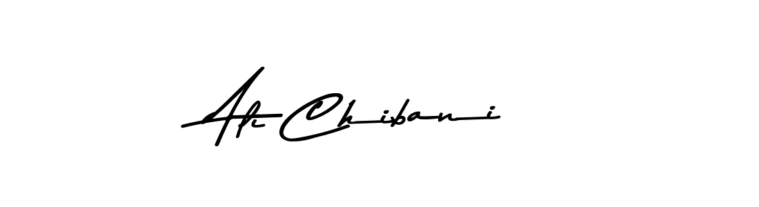 How to make Ali Chibani name signature. Use Asem Kandis PERSONAL USE style for creating short signs online. This is the latest handwritten sign. Ali Chibani signature style 9 images and pictures png