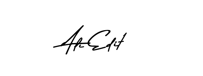 The best way (Asem Kandis PERSONAL USE) to make a short signature is to pick only two or three words in your name. The name Ali Edit include a total of six letters. For converting this name. Ali Edit signature style 9 images and pictures png