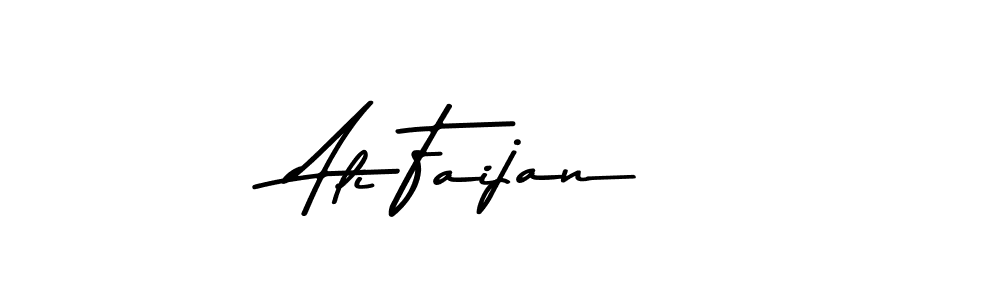 Create a beautiful signature design for name Ali Faijan. With this signature (Asem Kandis PERSONAL USE) fonts, you can make a handwritten signature for free. Ali Faijan signature style 9 images and pictures png