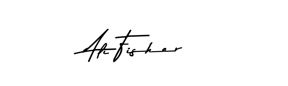 You should practise on your own different ways (Asem Kandis PERSONAL USE) to write your name (Ali Fisher) in signature. don't let someone else do it for you. Ali Fisher signature style 9 images and pictures png