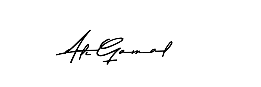 This is the best signature style for the Ali Gamal name. Also you like these signature font (Asem Kandis PERSONAL USE). Mix name signature. Ali Gamal signature style 9 images and pictures png