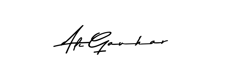 Use a signature maker to create a handwritten signature online. With this signature software, you can design (Asem Kandis PERSONAL USE) your own signature for name Ali Gauhar. Ali Gauhar signature style 9 images and pictures png