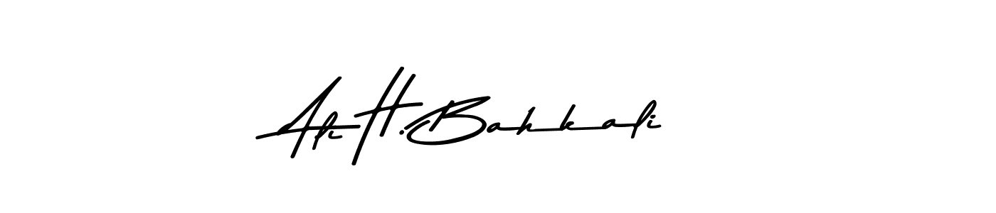 Design your own signature with our free online signature maker. With this signature software, you can create a handwritten (Asem Kandis PERSONAL USE) signature for name Ali H. Bahkali. Ali H. Bahkali signature style 9 images and pictures png