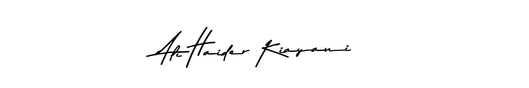 Also You can easily find your signature by using the search form. We will create Ali Haider Kiayani name handwritten signature images for you free of cost using Asem Kandis PERSONAL USE sign style. Ali Haider Kiayani signature style 9 images and pictures png
