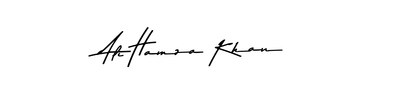 Design your own signature with our free online signature maker. With this signature software, you can create a handwritten (Asem Kandis PERSONAL USE) signature for name Ali Hamza Khan. Ali Hamza Khan signature style 9 images and pictures png