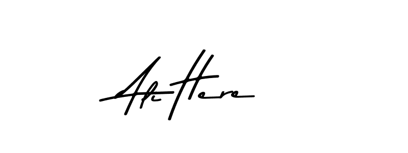 This is the best signature style for the Ali Here name. Also you like these signature font (Asem Kandis PERSONAL USE). Mix name signature. Ali Here signature style 9 images and pictures png