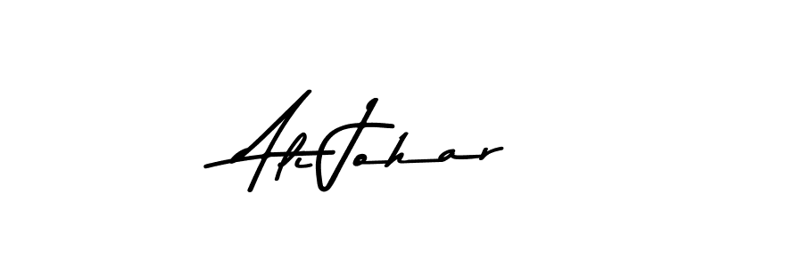 Ali Johar stylish signature style. Best Handwritten Sign (Asem Kandis PERSONAL USE) for my name. Handwritten Signature Collection Ideas for my name Ali Johar. Ali Johar signature style 9 images and pictures png