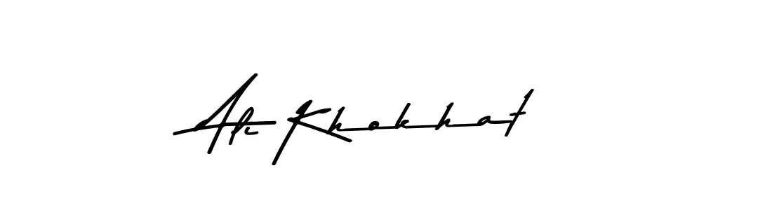 if you are searching for the best signature style for your name Ali Khokhat. so please give up your signature search. here we have designed multiple signature styles  using Asem Kandis PERSONAL USE. Ali Khokhat signature style 9 images and pictures png