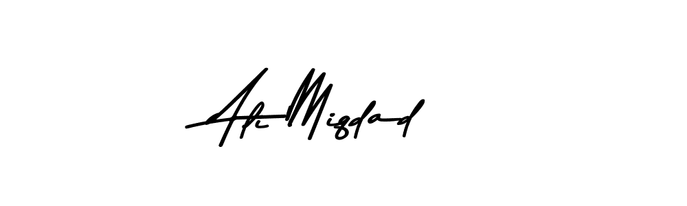 You should practise on your own different ways (Asem Kandis PERSONAL USE) to write your name (Ali Miqdad) in signature. don't let someone else do it for you. Ali Miqdad signature style 9 images and pictures png