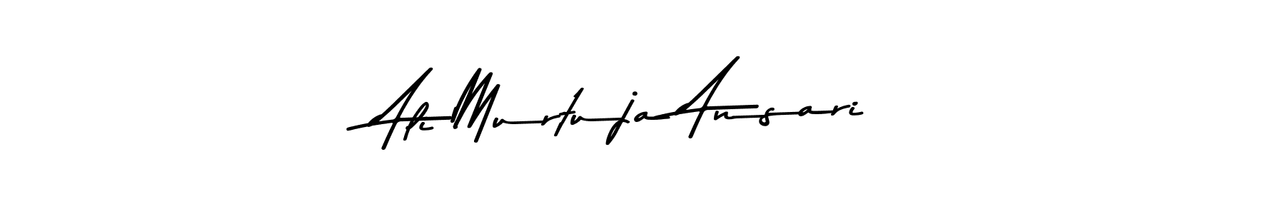 Make a beautiful signature design for name Ali Murtuja Ansari. Use this online signature maker to create a handwritten signature for free. Ali Murtuja Ansari signature style 9 images and pictures png