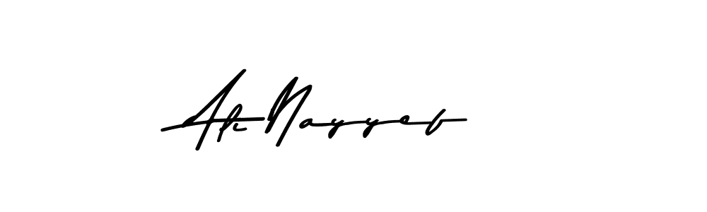 Use a signature maker to create a handwritten signature online. With this signature software, you can design (Asem Kandis PERSONAL USE) your own signature for name Ali Nayyef. Ali Nayyef signature style 9 images and pictures png