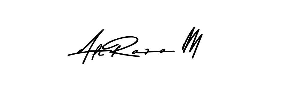 The best way (Asem Kandis PERSONAL USE) to make a short signature is to pick only two or three words in your name. The name Ali Raza M include a total of six letters. For converting this name. Ali Raza M signature style 9 images and pictures png