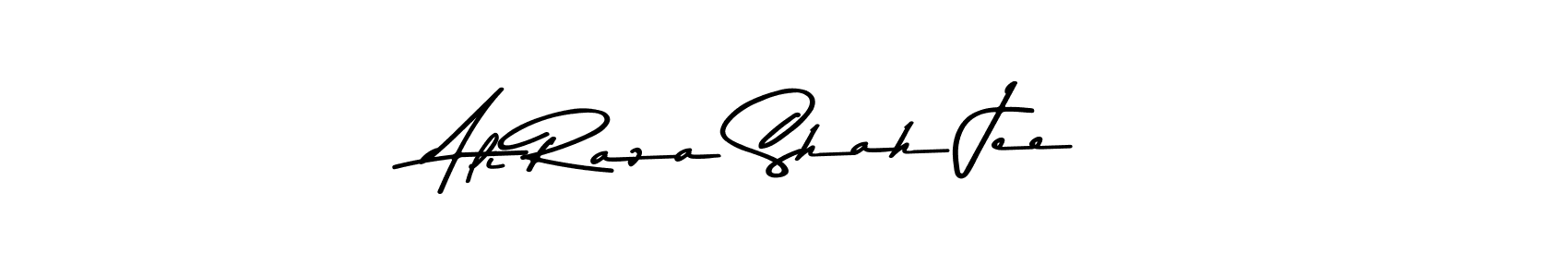 Design your own signature with our free online signature maker. With this signature software, you can create a handwritten (Asem Kandis PERSONAL USE) signature for name Ali Raza Shah Jee. Ali Raza Shah Jee signature style 9 images and pictures png