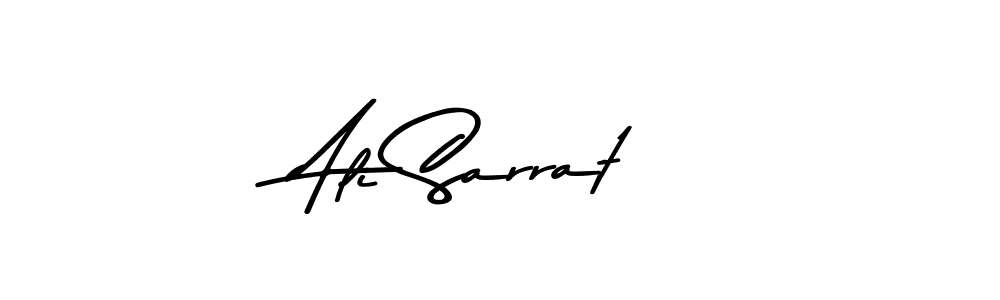 How to make Ali Sarrat name signature. Use Asem Kandis PERSONAL USE style for creating short signs online. This is the latest handwritten sign. Ali Sarrat signature style 9 images and pictures png