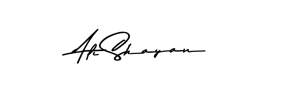 Ali Shayan stylish signature style. Best Handwritten Sign (Asem Kandis PERSONAL USE) for my name. Handwritten Signature Collection Ideas for my name Ali Shayan. Ali Shayan signature style 9 images and pictures png