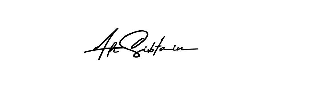Design your own signature with our free online signature maker. With this signature software, you can create a handwritten (Asem Kandis PERSONAL USE) signature for name Ali Sibtain. Ali Sibtain signature style 9 images and pictures png
