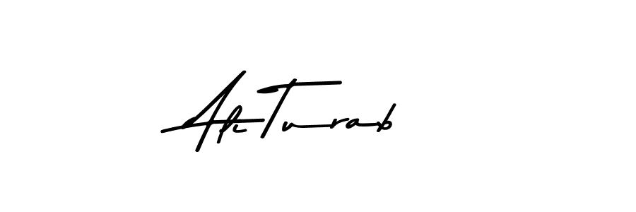 Use a signature maker to create a handwritten signature online. With this signature software, you can design (Asem Kandis PERSONAL USE) your own signature for name Ali Turab. Ali Turab signature style 9 images and pictures png