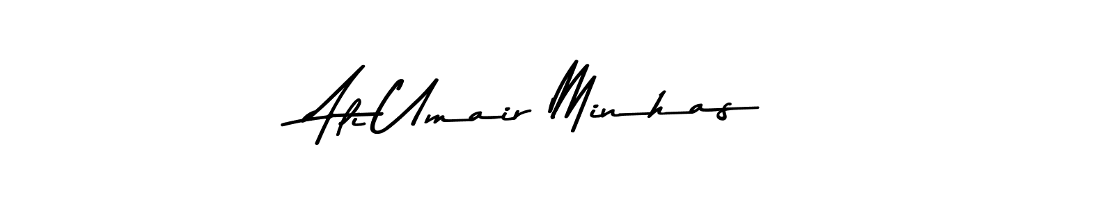 Design your own signature with our free online signature maker. With this signature software, you can create a handwritten (Asem Kandis PERSONAL USE) signature for name Ali Umair Minhas. Ali Umair Minhas signature style 9 images and pictures png