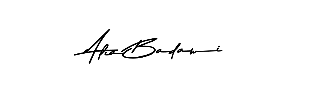 You should practise on your own different ways (Asem Kandis PERSONAL USE) to write your name (Alia Badawi) in signature. don't let someone else do it for you. Alia Badawi signature style 9 images and pictures png
