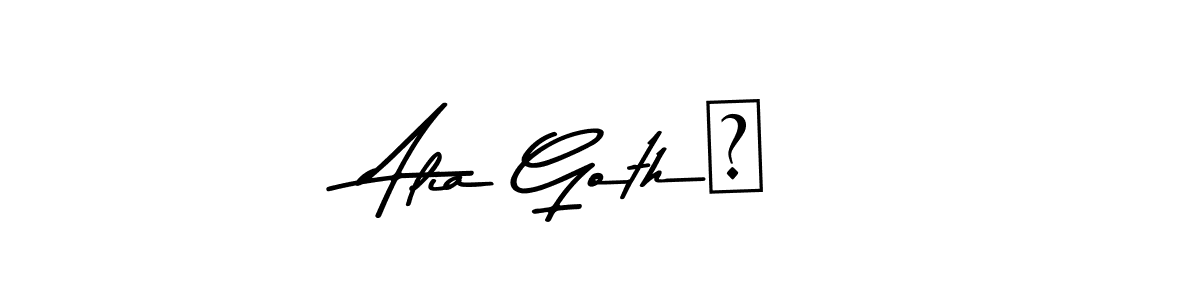 if you are searching for the best signature style for your name Alia Goth☆. so please give up your signature search. here we have designed multiple signature styles  using Asem Kandis PERSONAL USE. Alia Goth☆ signature style 9 images and pictures png