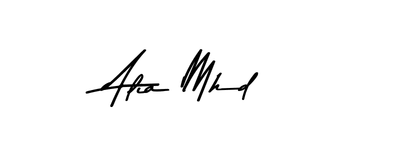 The best way (Asem Kandis PERSONAL USE) to make a short signature is to pick only two or three words in your name. The name Alia Mhd include a total of six letters. For converting this name. Alia Mhd signature style 9 images and pictures png