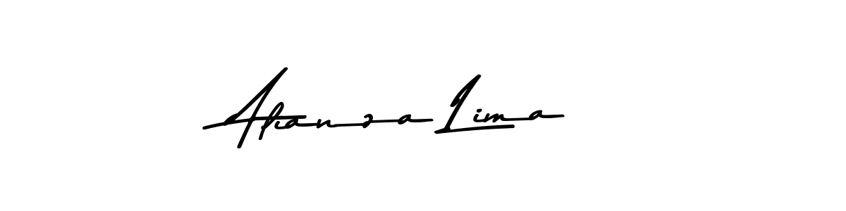 Make a beautiful signature design for name Alianza Lima. With this signature (Asem Kandis PERSONAL USE) style, you can create a handwritten signature for free. Alianza Lima signature style 9 images and pictures png