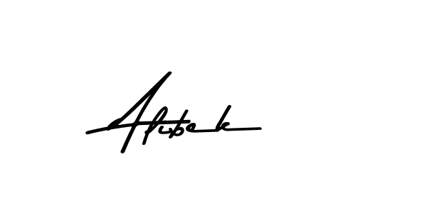 Create a beautiful signature design for name Alibek. With this signature (Asem Kandis PERSONAL USE) fonts, you can make a handwritten signature for free. Alibek signature style 9 images and pictures png