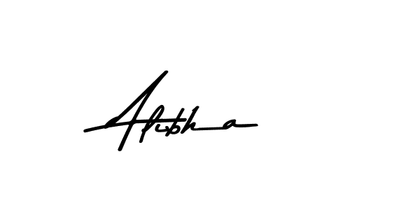 Alibha stylish signature style. Best Handwritten Sign (Asem Kandis PERSONAL USE) for my name. Handwritten Signature Collection Ideas for my name Alibha. Alibha signature style 9 images and pictures png