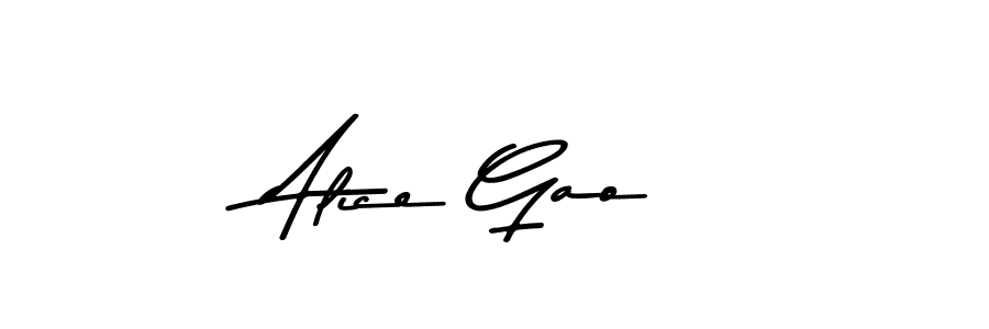Use a signature maker to create a handwritten signature online. With this signature software, you can design (Asem Kandis PERSONAL USE) your own signature for name Alice Gao. Alice Gao signature style 9 images and pictures png