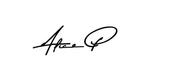 Use a signature maker to create a handwritten signature online. With this signature software, you can design (Asem Kandis PERSONAL USE) your own signature for name Alice P. Alice P signature style 9 images and pictures png