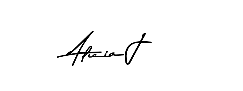 if you are searching for the best signature style for your name Alicia J. so please give up your signature search. here we have designed multiple signature styles  using Asem Kandis PERSONAL USE. Alicia J signature style 9 images and pictures png