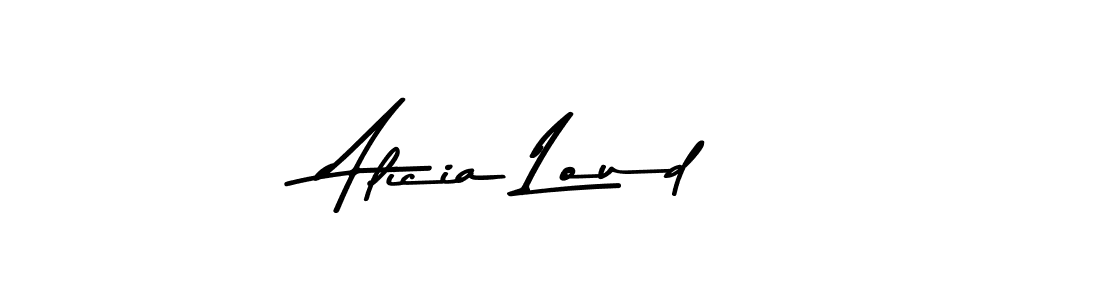 Also You can easily find your signature by using the search form. We will create Alicia Loud name handwritten signature images for you free of cost using Asem Kandis PERSONAL USE sign style. Alicia Loud signature style 9 images and pictures png