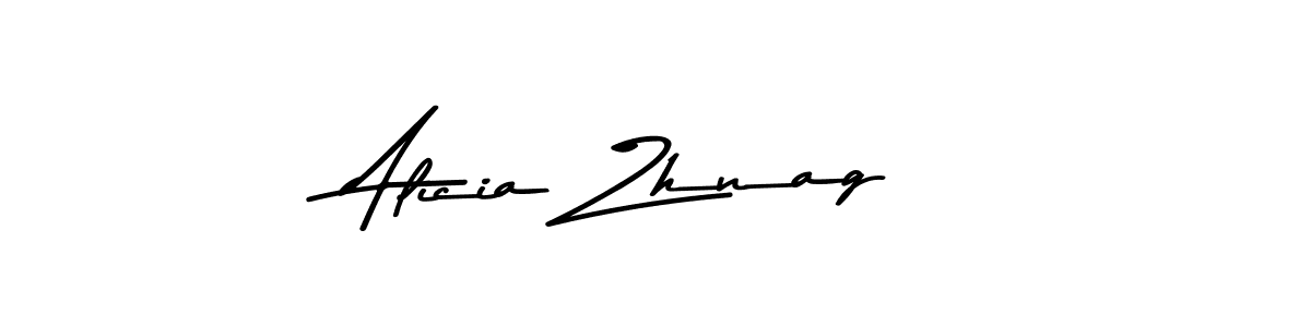 Design your own signature with our free online signature maker. With this signature software, you can create a handwritten (Asem Kandis PERSONAL USE) signature for name Alicia Zhnag. Alicia Zhnag signature style 9 images and pictures png