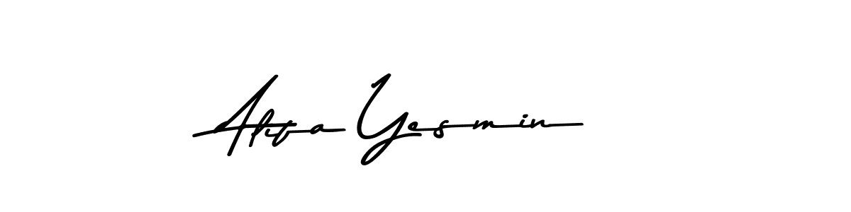 Make a beautiful signature design for name Alifa Yesmin. Use this online signature maker to create a handwritten signature for free. Alifa Yesmin signature style 9 images and pictures png