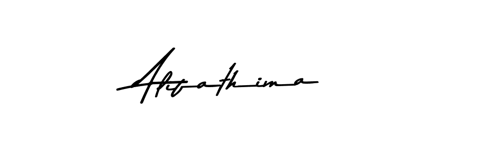 How to make Alifathima signature? Asem Kandis PERSONAL USE is a professional autograph style. Create handwritten signature for Alifathima name. Alifathima signature style 9 images and pictures png
