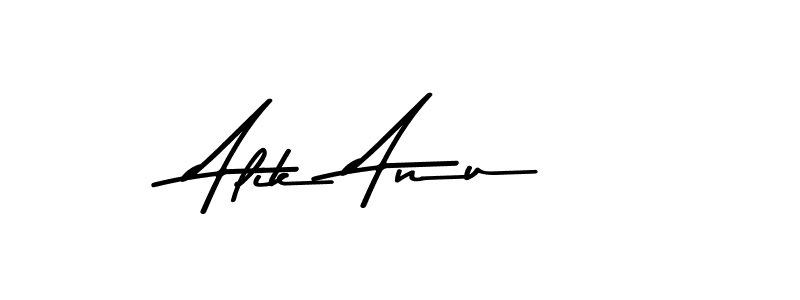 How to make Alik Anu signature? Asem Kandis PERSONAL USE is a professional autograph style. Create handwritten signature for Alik Anu name. Alik Anu signature style 9 images and pictures png