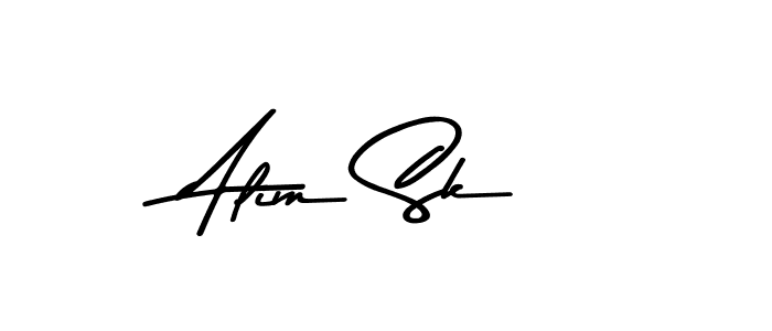 Create a beautiful signature design for name Alim Sk. With this signature (Asem Kandis PERSONAL USE) fonts, you can make a handwritten signature for free. Alim Sk signature style 9 images and pictures png