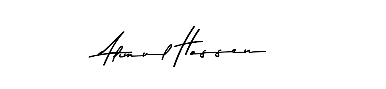 Also we have Alimul Hossen name is the best signature style. Create professional handwritten signature collection using Asem Kandis PERSONAL USE autograph style. Alimul Hossen signature style 9 images and pictures png