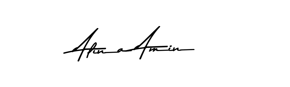 This is the best signature style for the Alina Amin name. Also you like these signature font (Asem Kandis PERSONAL USE). Mix name signature. Alina Amin signature style 9 images and pictures png