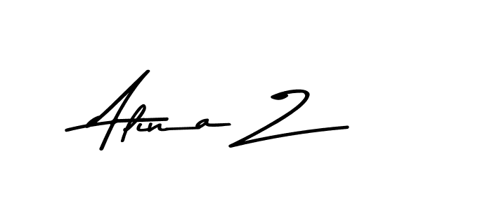 Also we have Alina Z name is the best signature style. Create professional handwritten signature collection using Asem Kandis PERSONAL USE autograph style. Alina Z signature style 9 images and pictures png