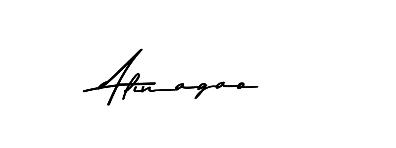 Make a beautiful signature design for name Alinagao. Use this online signature maker to create a handwritten signature for free. Alinagao signature style 9 images and pictures png