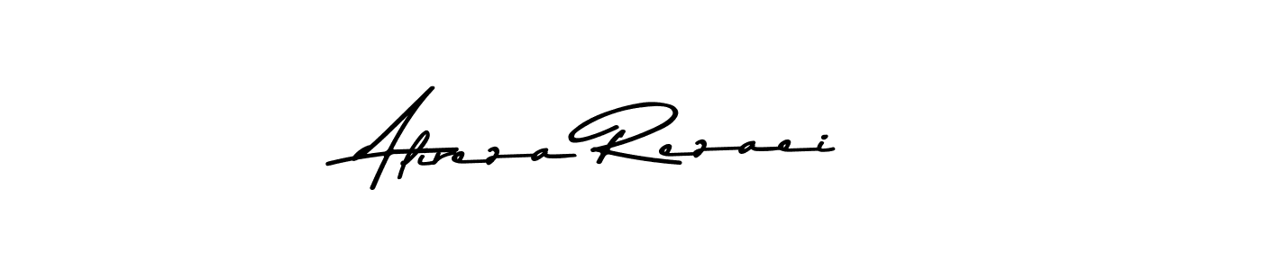 Design your own signature with our free online signature maker. With this signature software, you can create a handwritten (Asem Kandis PERSONAL USE) signature for name Alireza Rezaei. Alireza Rezaei signature style 9 images and pictures png