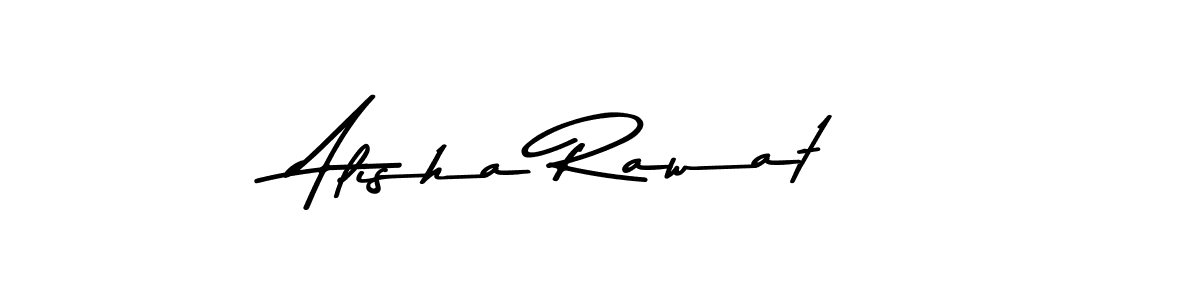 Alisha Rawat stylish signature style. Best Handwritten Sign (Asem Kandis PERSONAL USE) for my name. Handwritten Signature Collection Ideas for my name Alisha Rawat. Alisha Rawat signature style 9 images and pictures png