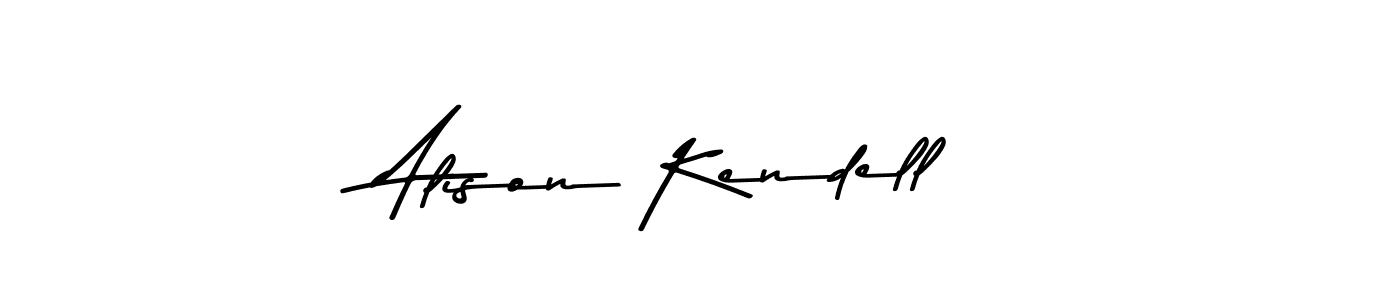Make a beautiful signature design for name Alison Kendell. With this signature (Asem Kandis PERSONAL USE) style, you can create a handwritten signature for free. Alison Kendell signature style 9 images and pictures png