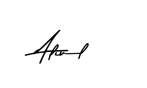 Create a beautiful signature design for name Aliul. With this signature (Asem Kandis PERSONAL USE) fonts, you can make a handwritten signature for free. Aliul signature style 9 images and pictures png
